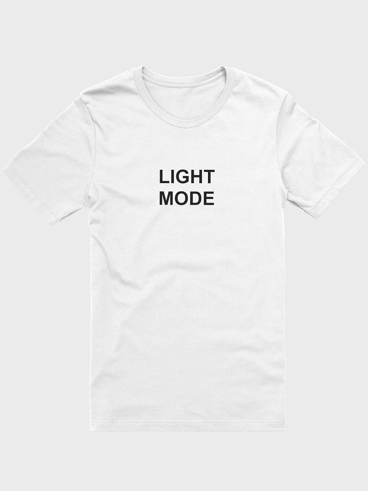 LIGHT MODE printed T-shirt product image (1)