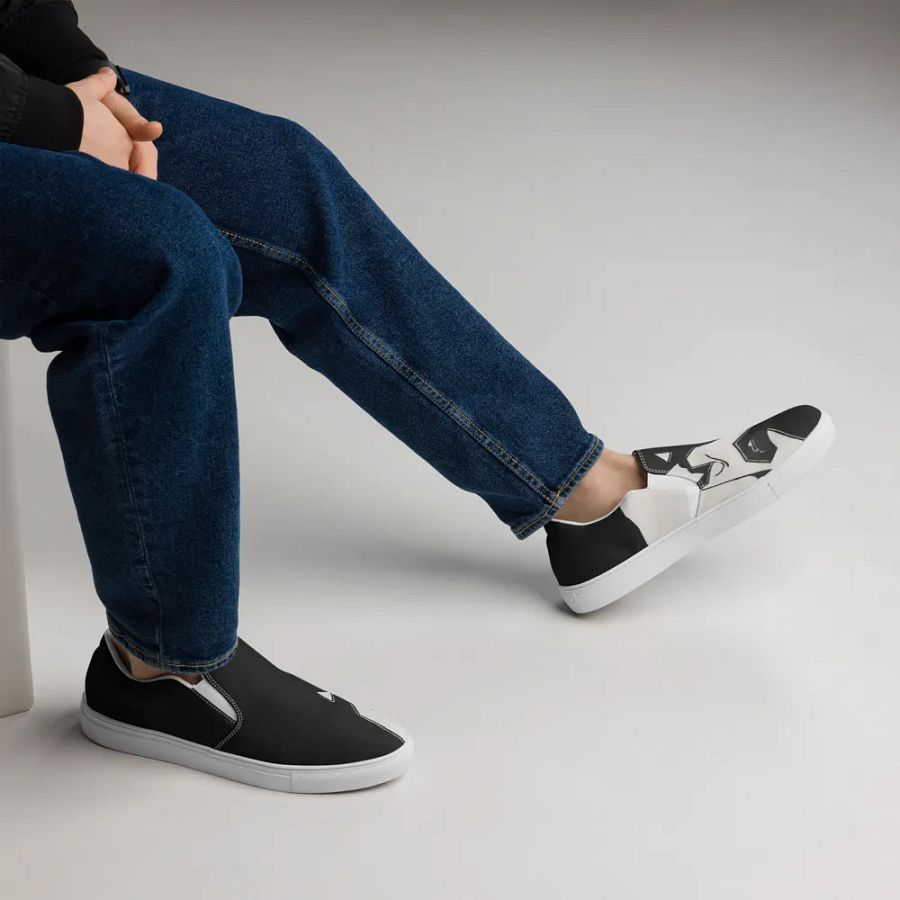 Premium Black Men's Slip-On Shoes n. 16 product image (4)