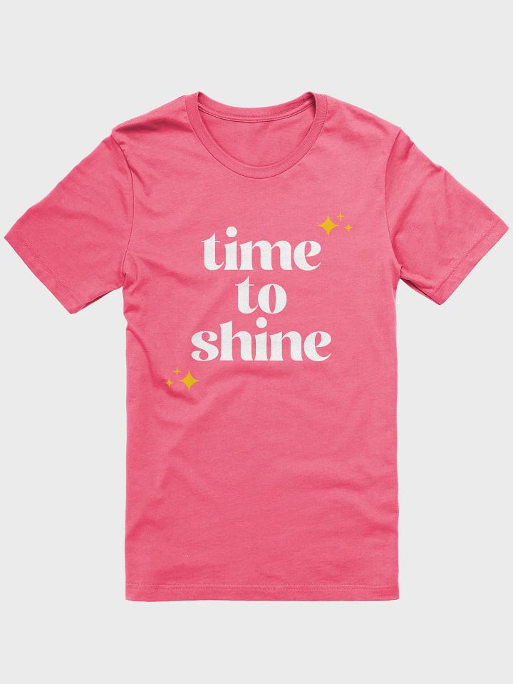Recital 2025 Unisex T-Shirt | Time to Shine | Multiple Colour Options with White Text product image (11)