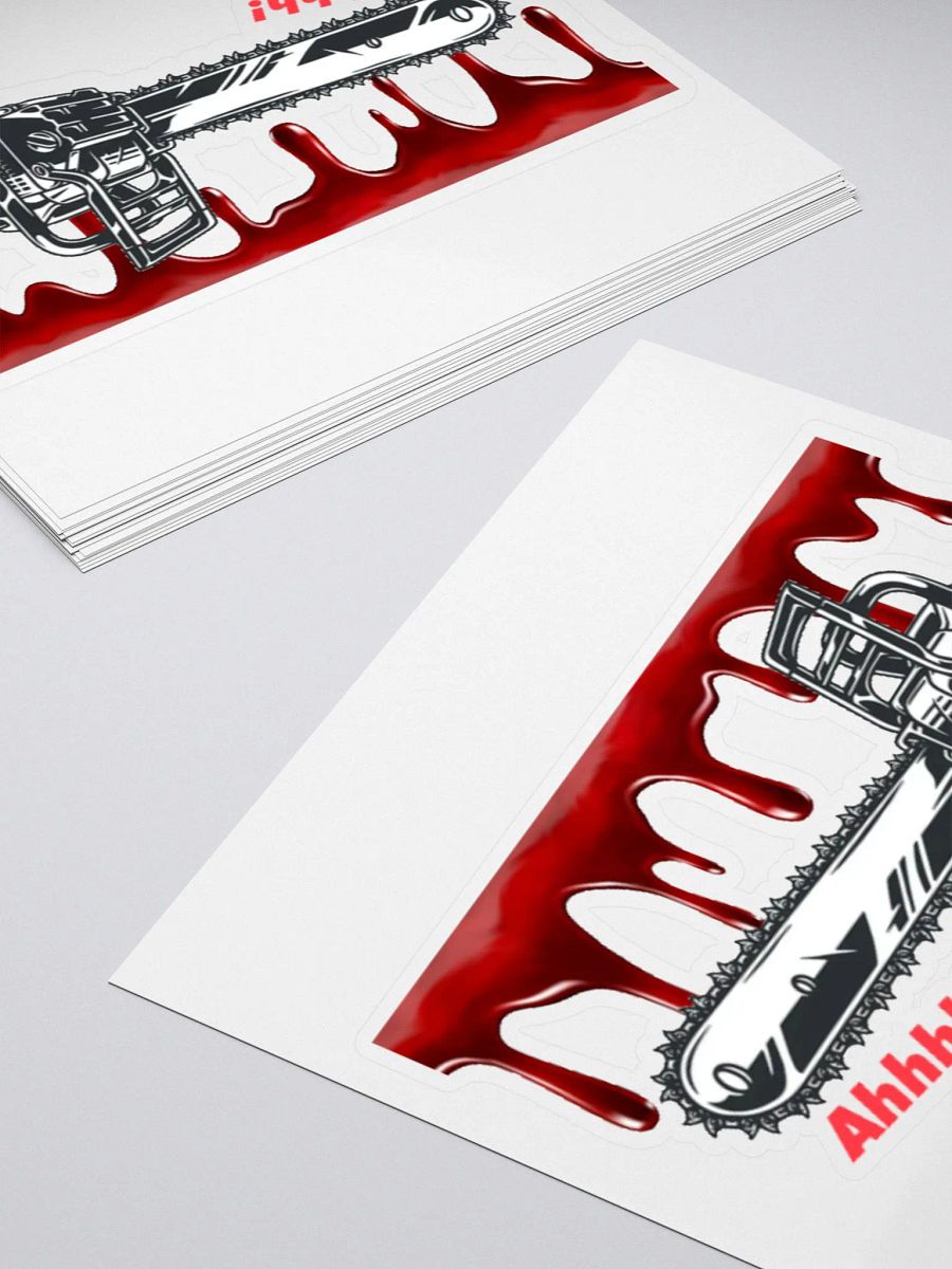 Chainsaw Scare! Sticker product image (11)