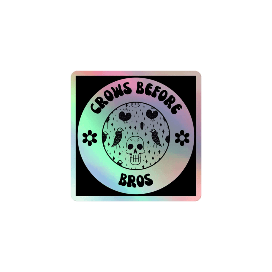 CROWS BEFORE BROS HALOGRAPHIC STICKER: Limited Edition product image (1)