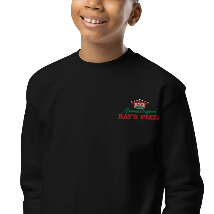 Ray's Pizza Youth Embroidered Crew Neck Sweatshirt product image (2)
