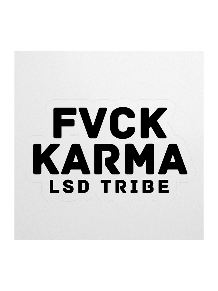 LSD "FVCK KARMA" Yoga Sticker product image (1)