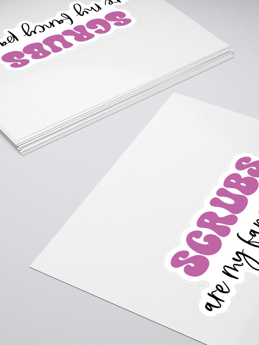 Scrubs Are My Fancy Pants Sticker product image (10)