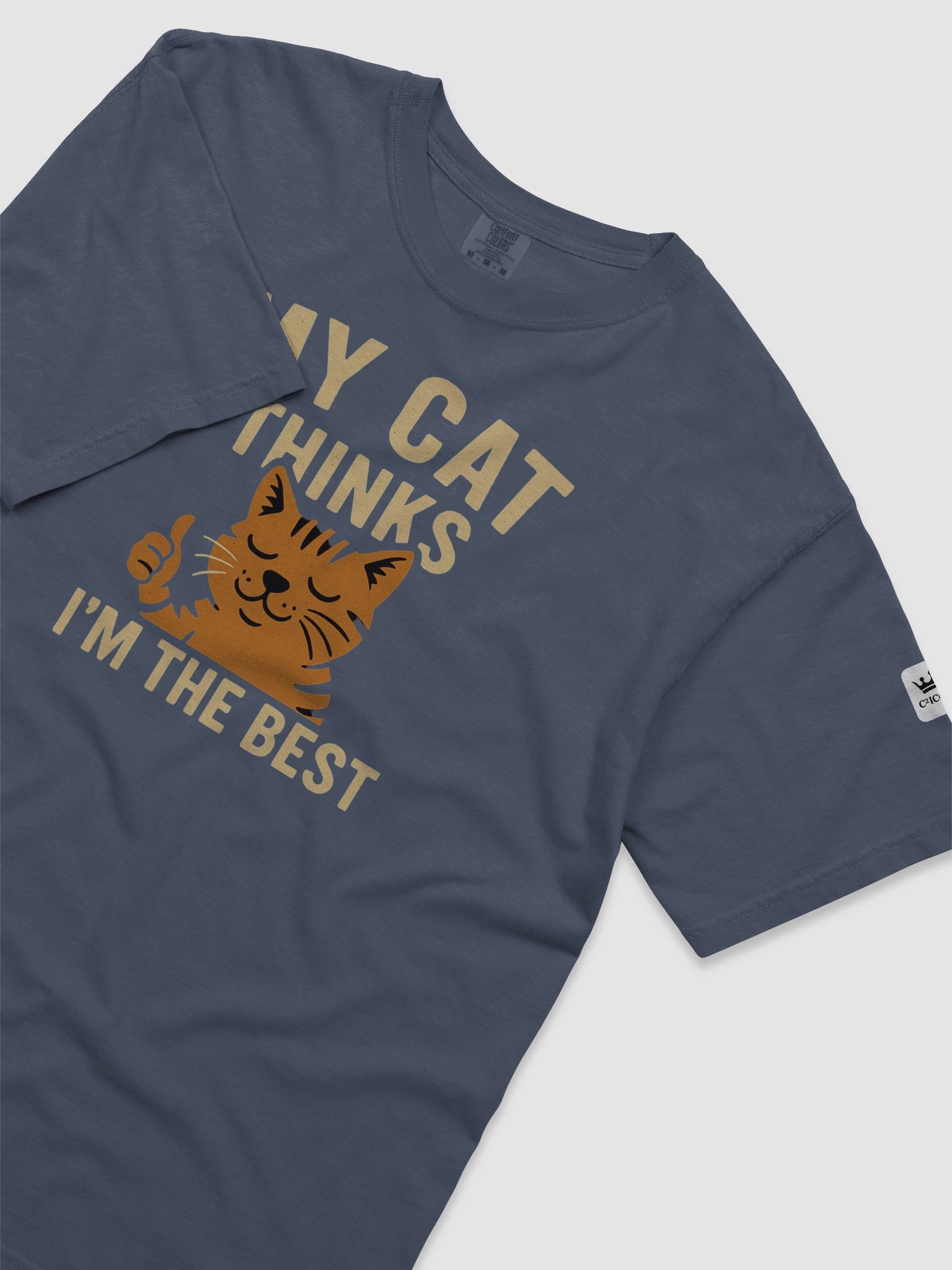 My Cat Thinks I'm The Best Graphic T-Shirt product image (5)