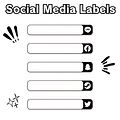 Social Media Labels product image (1)