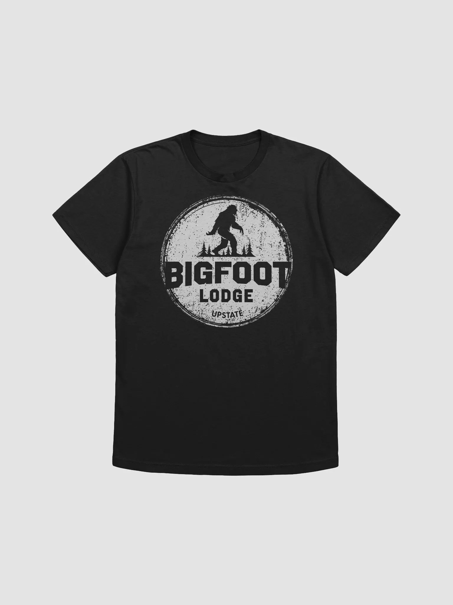 Bigfoot Lodge Upstate Black Supersoft Tee product image (1)