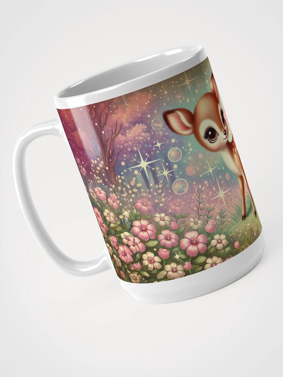Rainbow Deer Glossy White Mug product image (4)