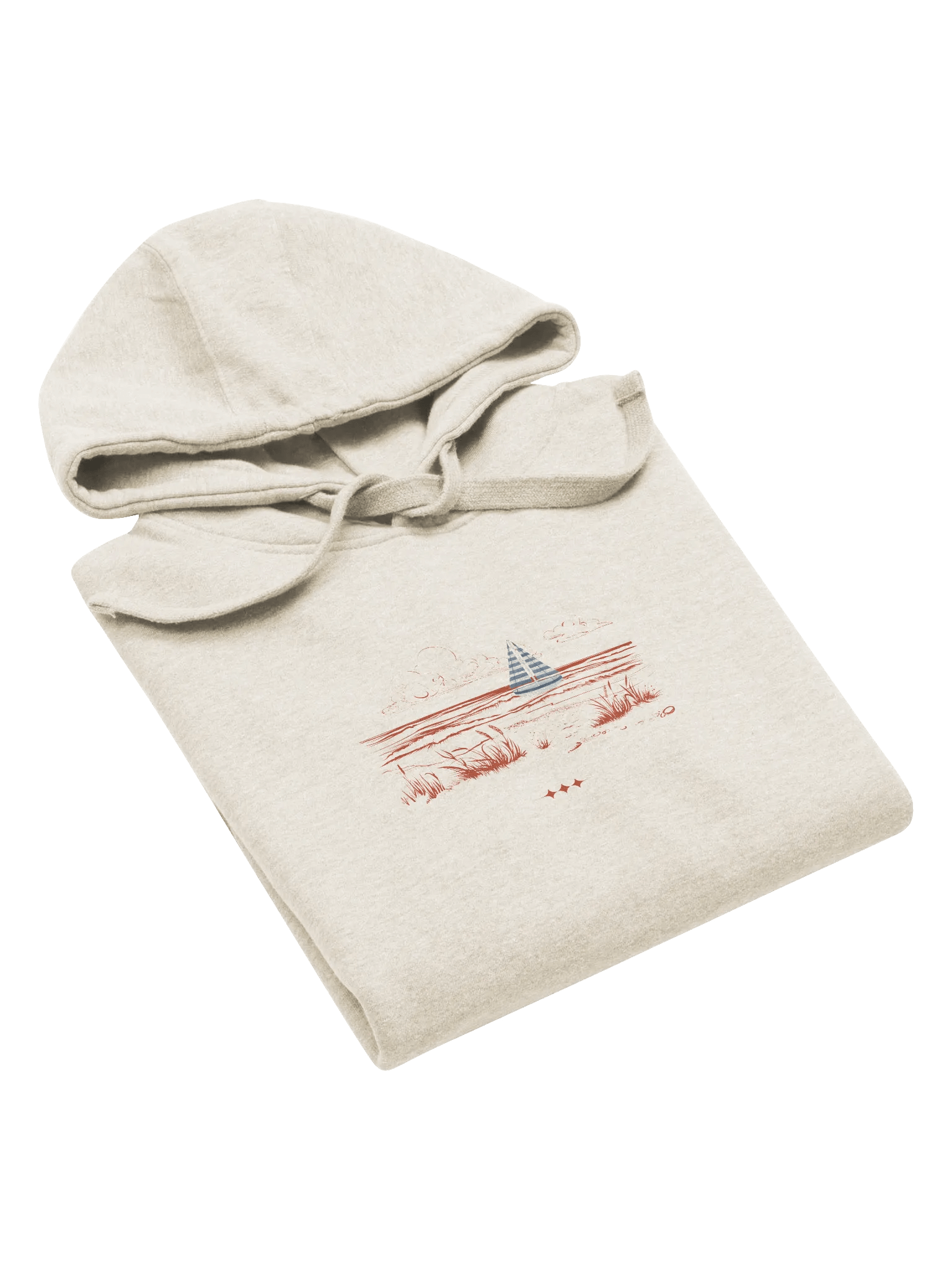 Minimalist Vintage Sailboat Hoodie Unisex product image (10)