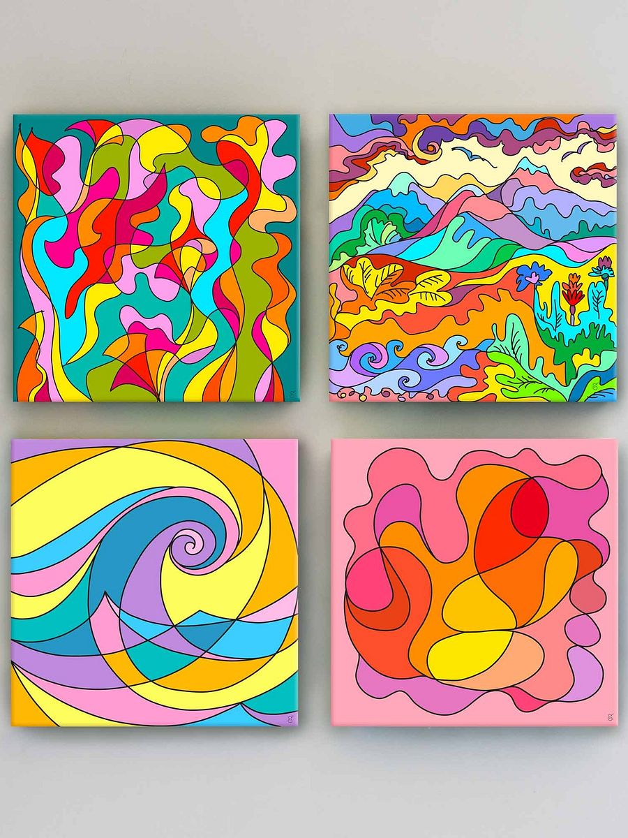 Psychedelic Dreams Canvas Collection - Paradise Landscapes No. 1 product image (6)