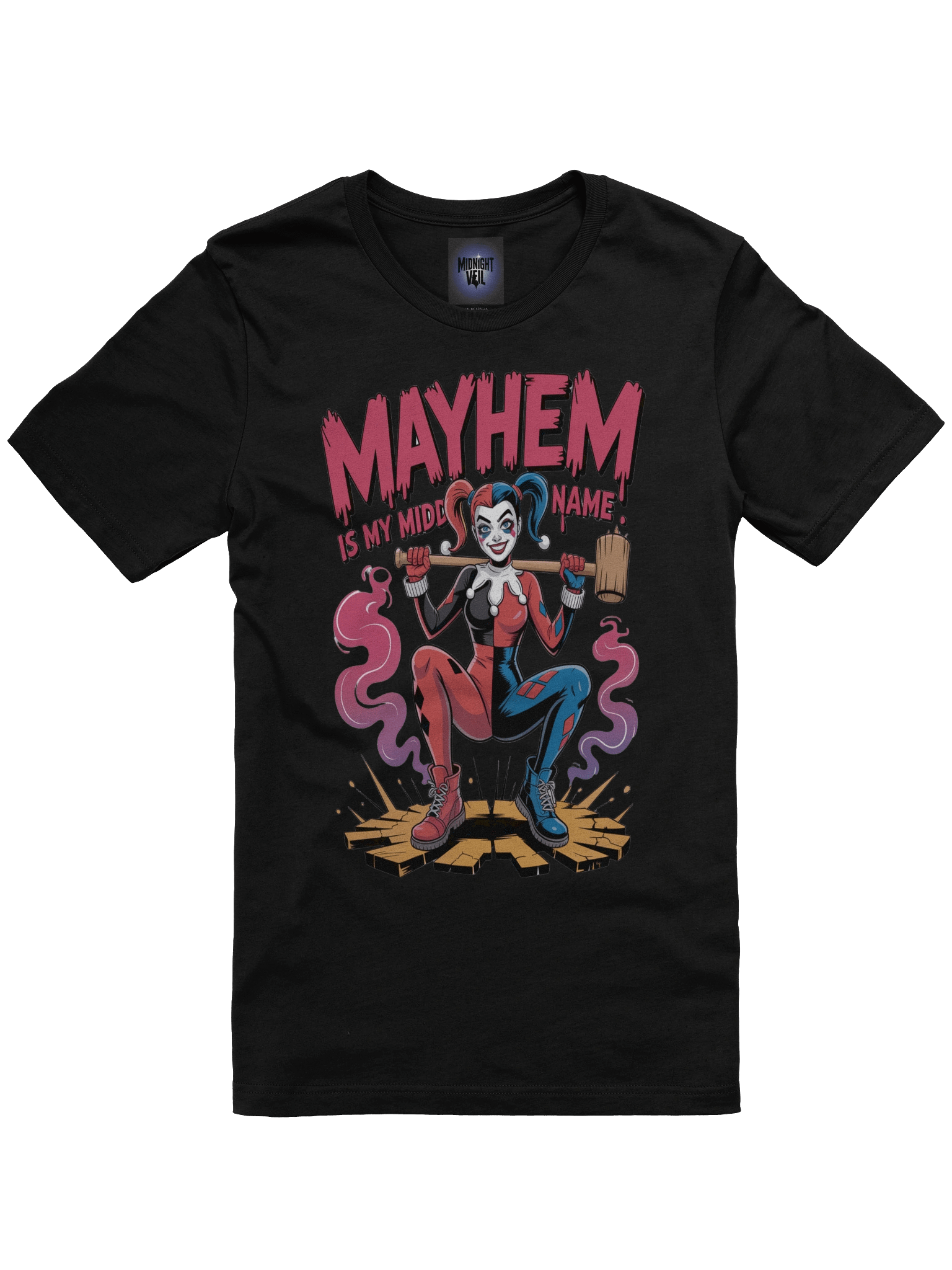 Mayhem: My Middle Name is Harley Quinn's Hammer Havoc Graphic Tee product image (3)