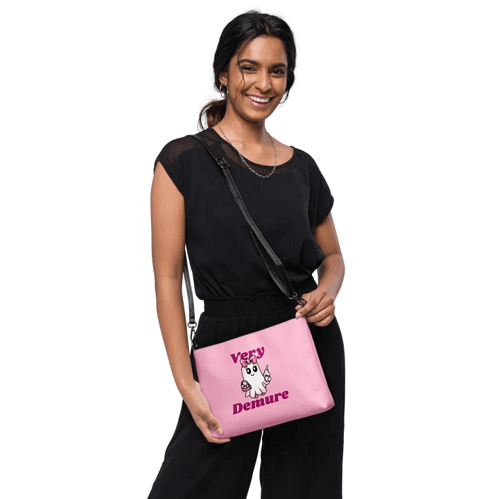 Very Demure Cute Ghost Flip-Sided Faux Leather Crossbody Bag product image (2)