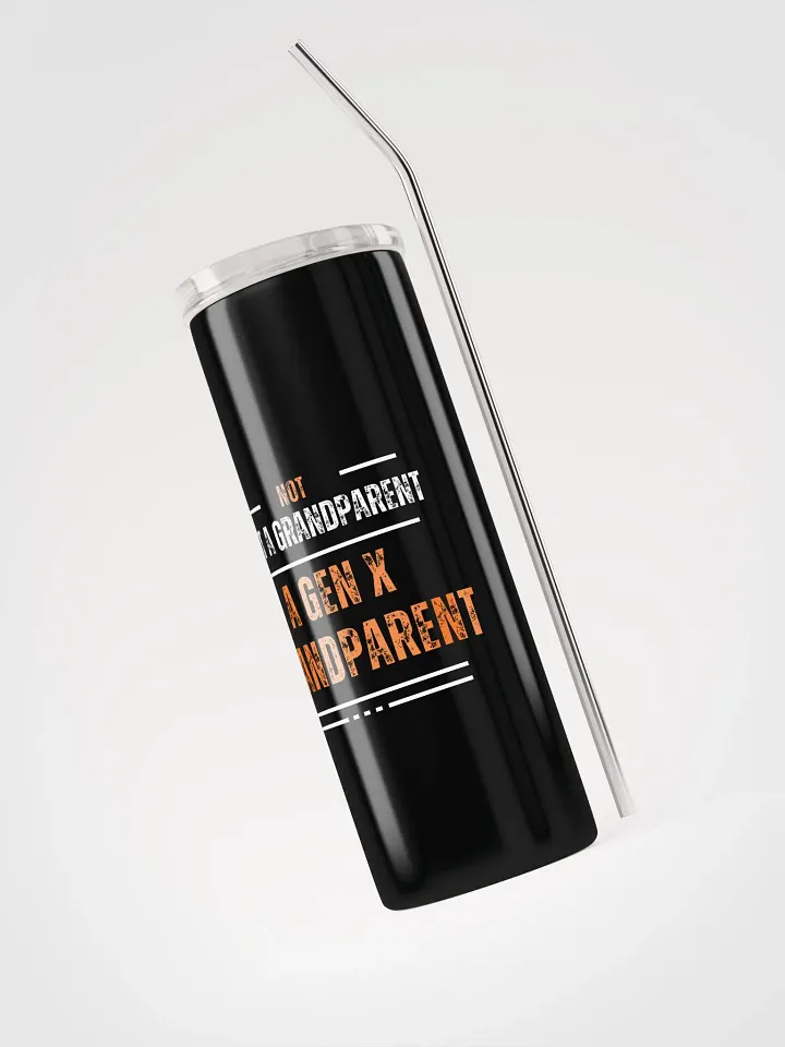 Not Just A Grandparent Stainless Steel Tumbler (Black) product image (1)