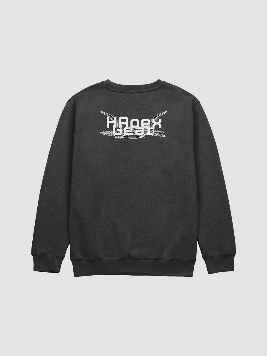 Premium Crewneck Sweatshirt - White HApex Gear Black Logo product image (1)