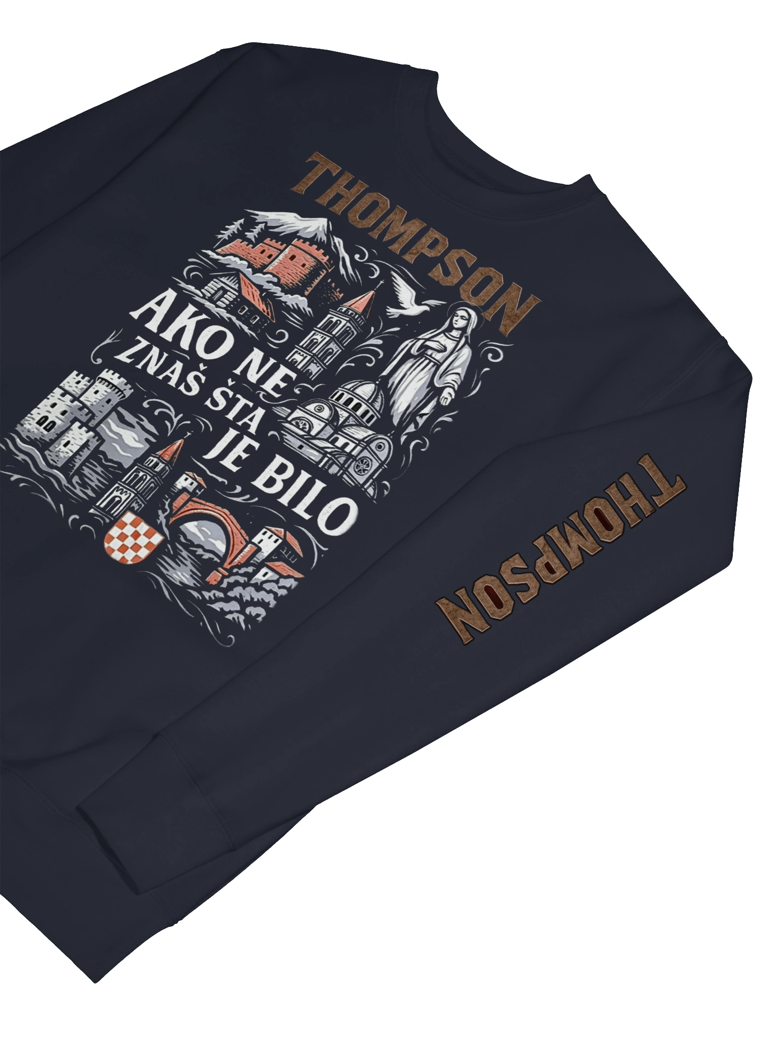 PNB Crowned Premium Sweatshirt Ako ne znaš šta je bilo product image (7)