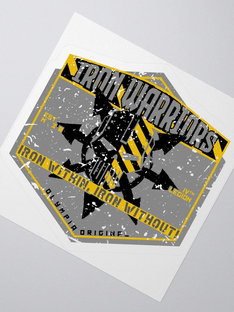 Iron Warriors - Iron Within Iron Without Sticker | Warhammer 40K Decal product image (5)