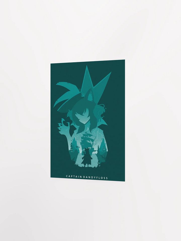 Captain Dandyfloss Silhouette Poster product image (2)