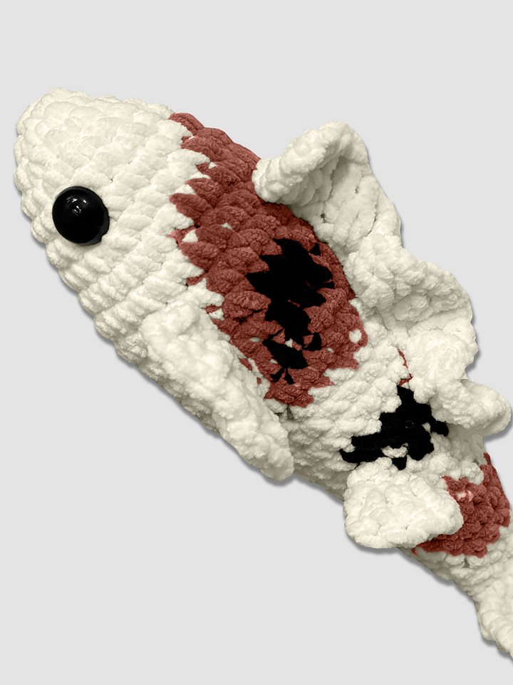 Tri Colored Koi Fish - Handmade Crochet Plush product image (1)