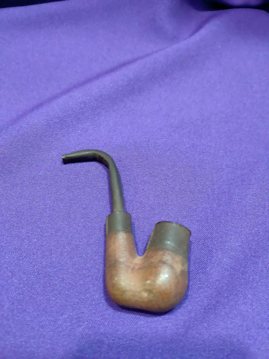 Único e exclusivo Cachimbo, madeira e ferro, relíquia, item útil feito à mão, coleção de cachimbos product image (8)