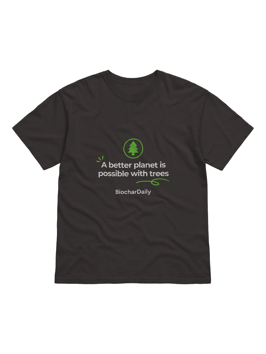 “A Better Planet” Heavyweight Comfort Tee – BiocharDaily Edition product image (4)