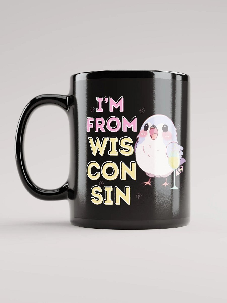 I'm From Wisconsin Black Mug product image (12)