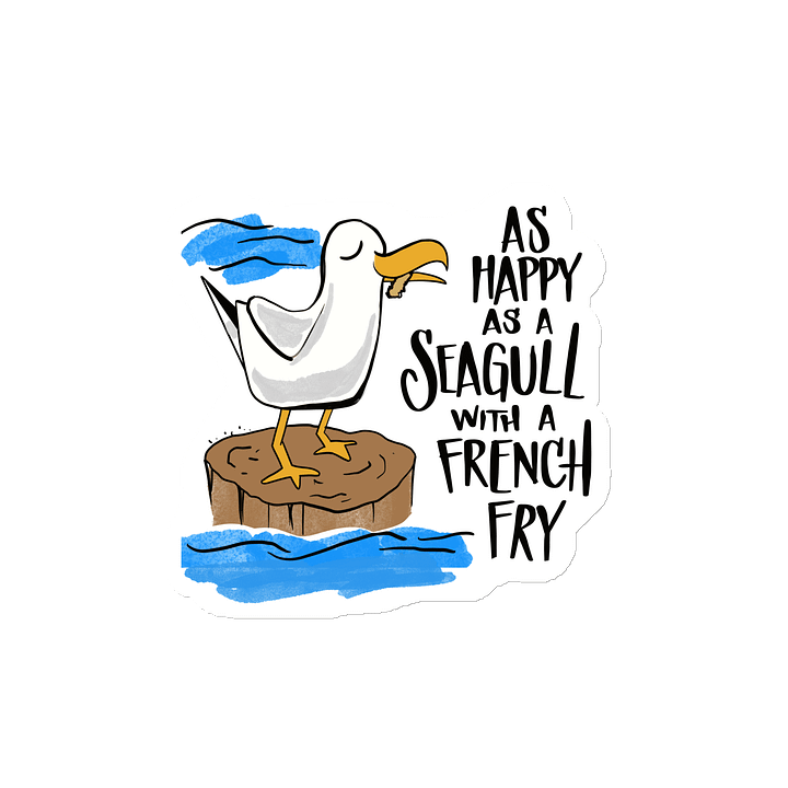 Happy as a Seagull Magnet product image (2)
