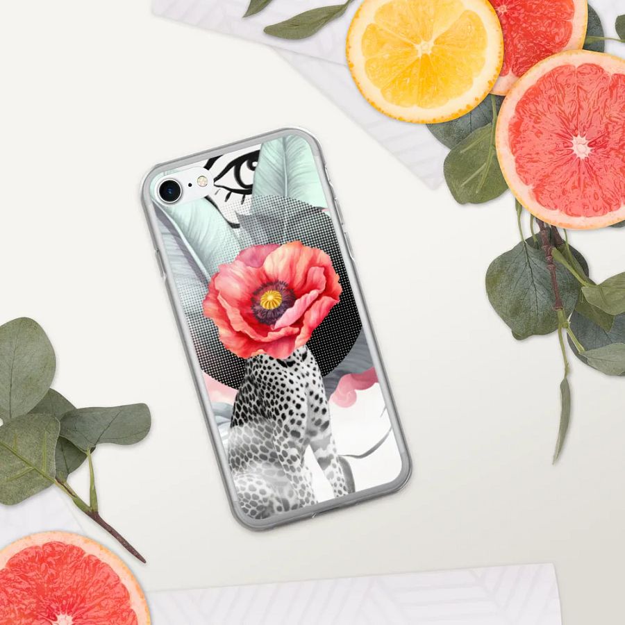 Surreal Leopard Flower iPhone Case product image (338)