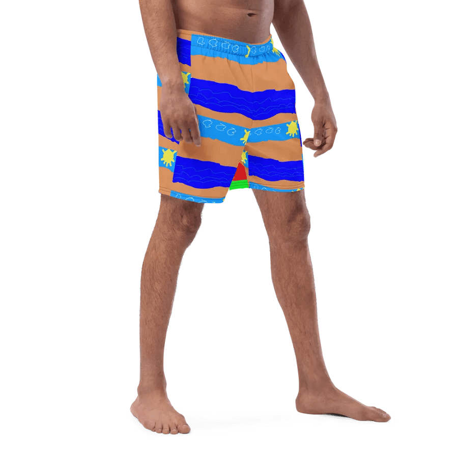 Sunset Stripes All-Over Swim Shorts product image (3)