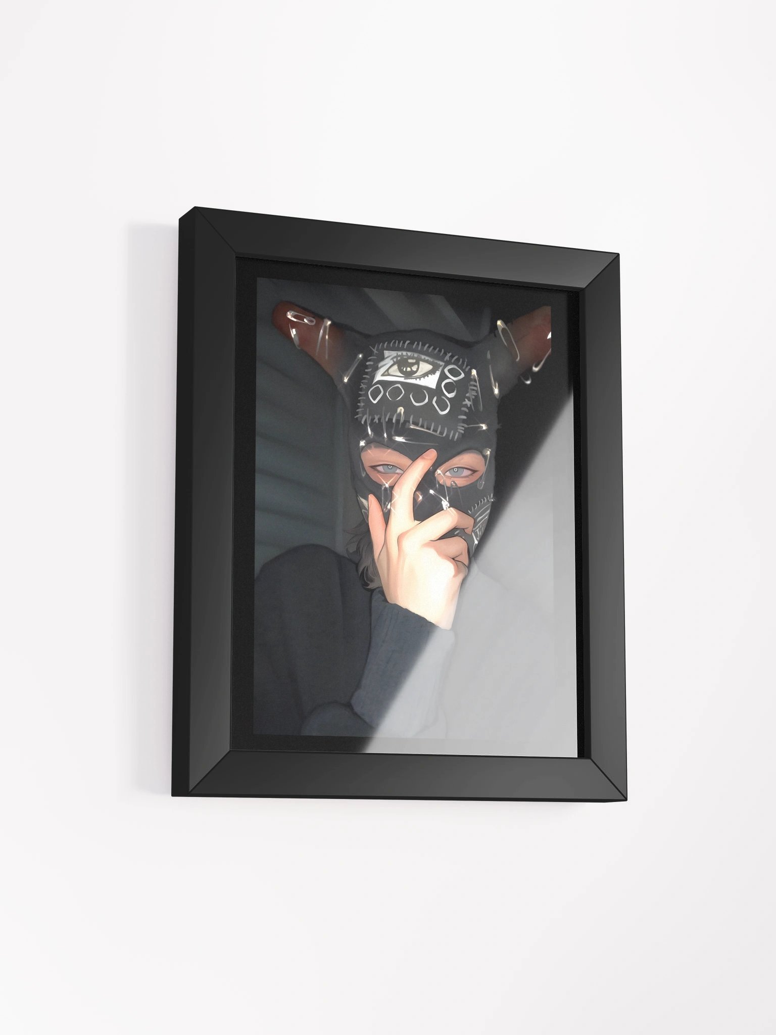 Jiinzo Old Mask Poster (Framed) product image (2)