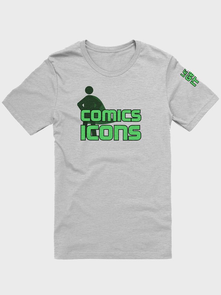 Comics Icons Green On Black Logo Tee product image (8)
