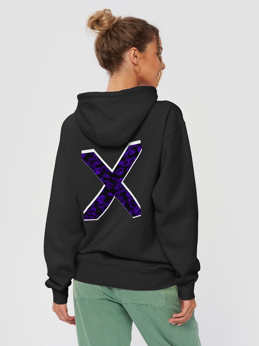 Black X Purple Lipstick Kisses Hoodie product image (27)