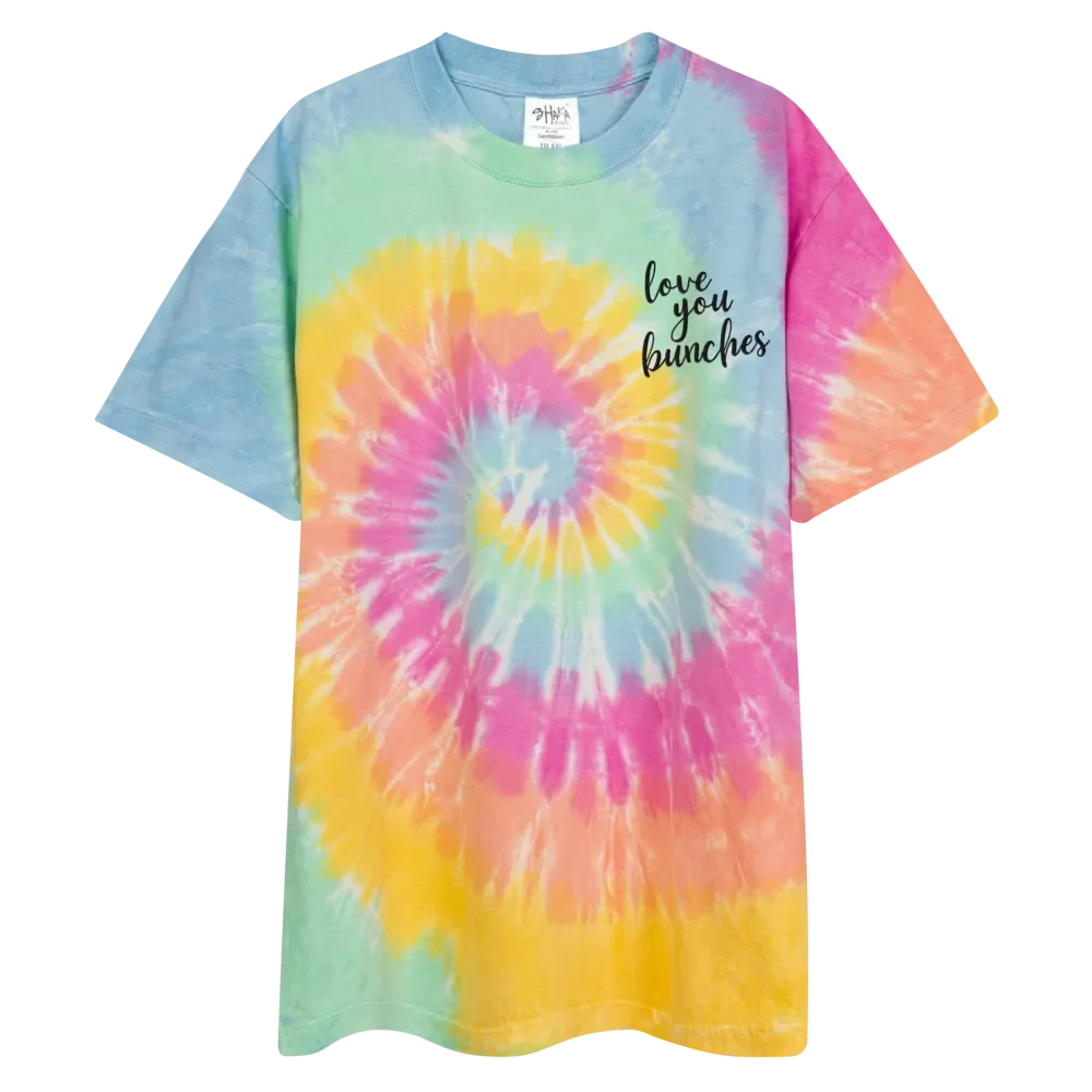 Love You Bunches on at Tie-dyed T-Shirt product image (4)