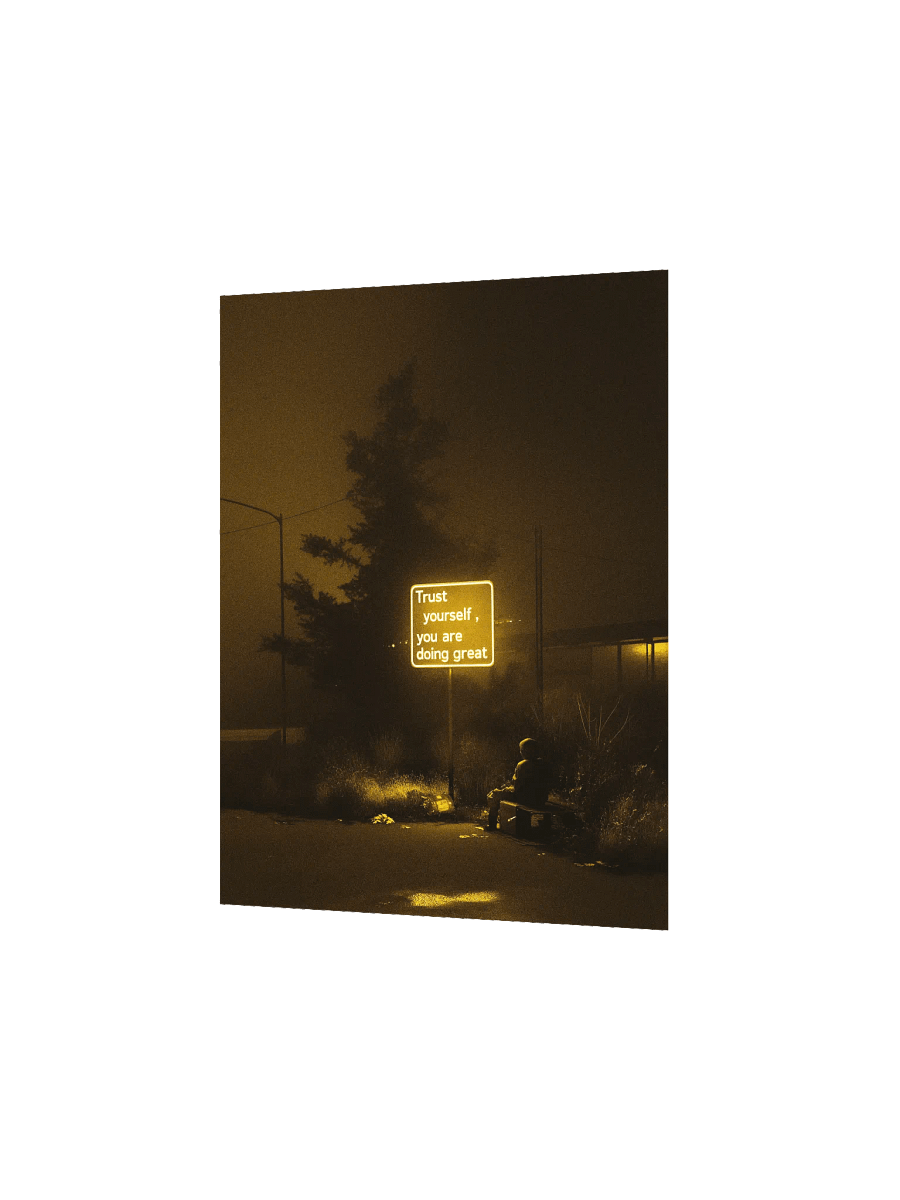 "Trust yourself" Matte Poster product image (9)