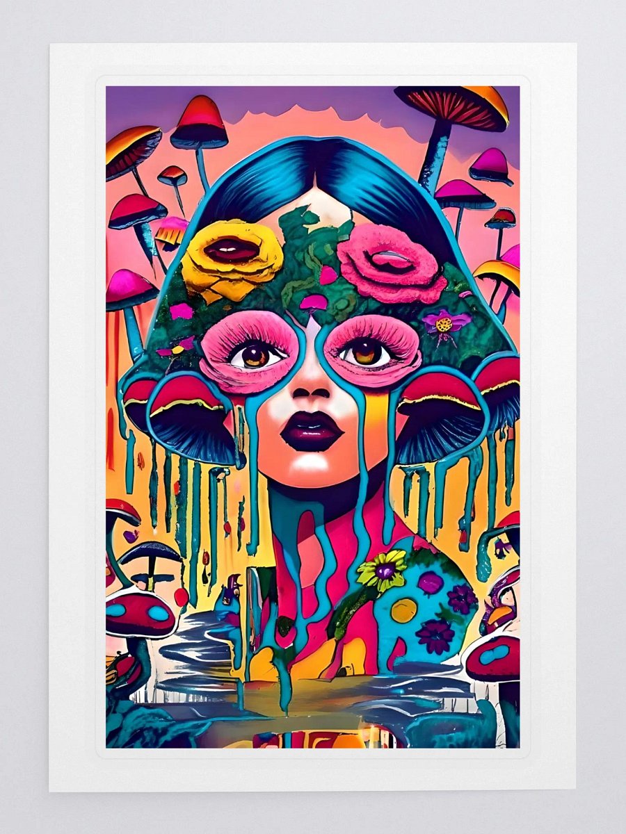 Trippy Lady Sticker product image (3)