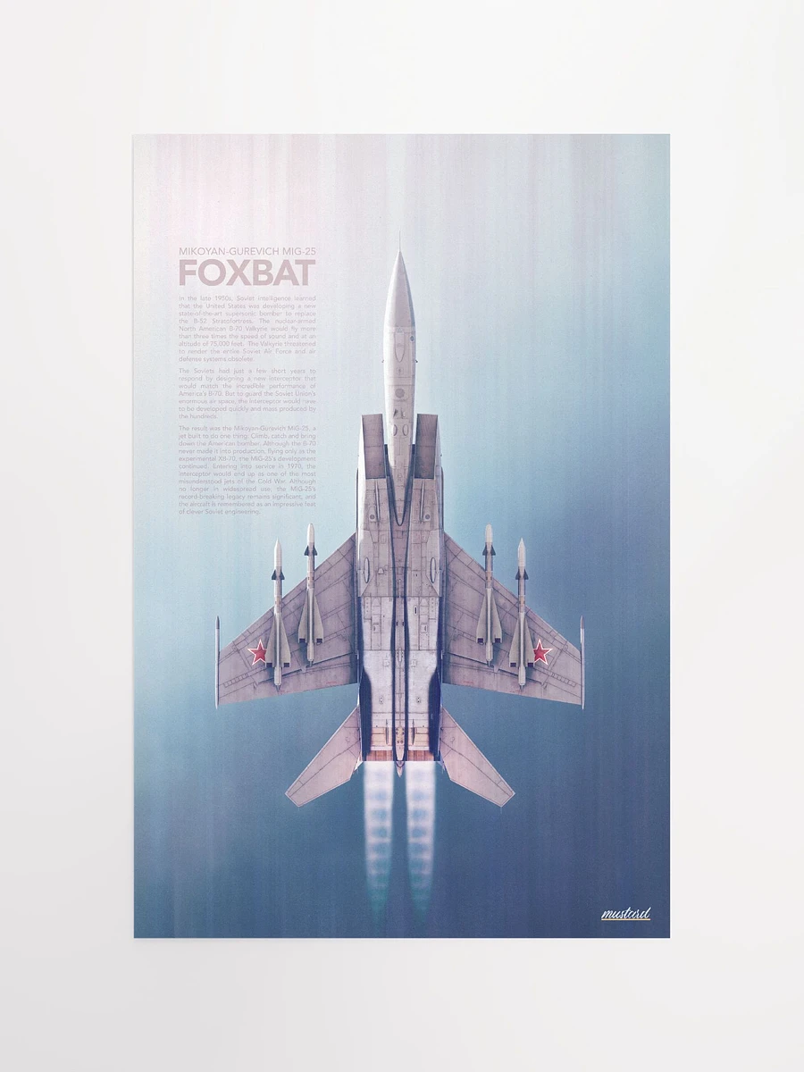 MiG-25 Foxbat Poster product image (4)