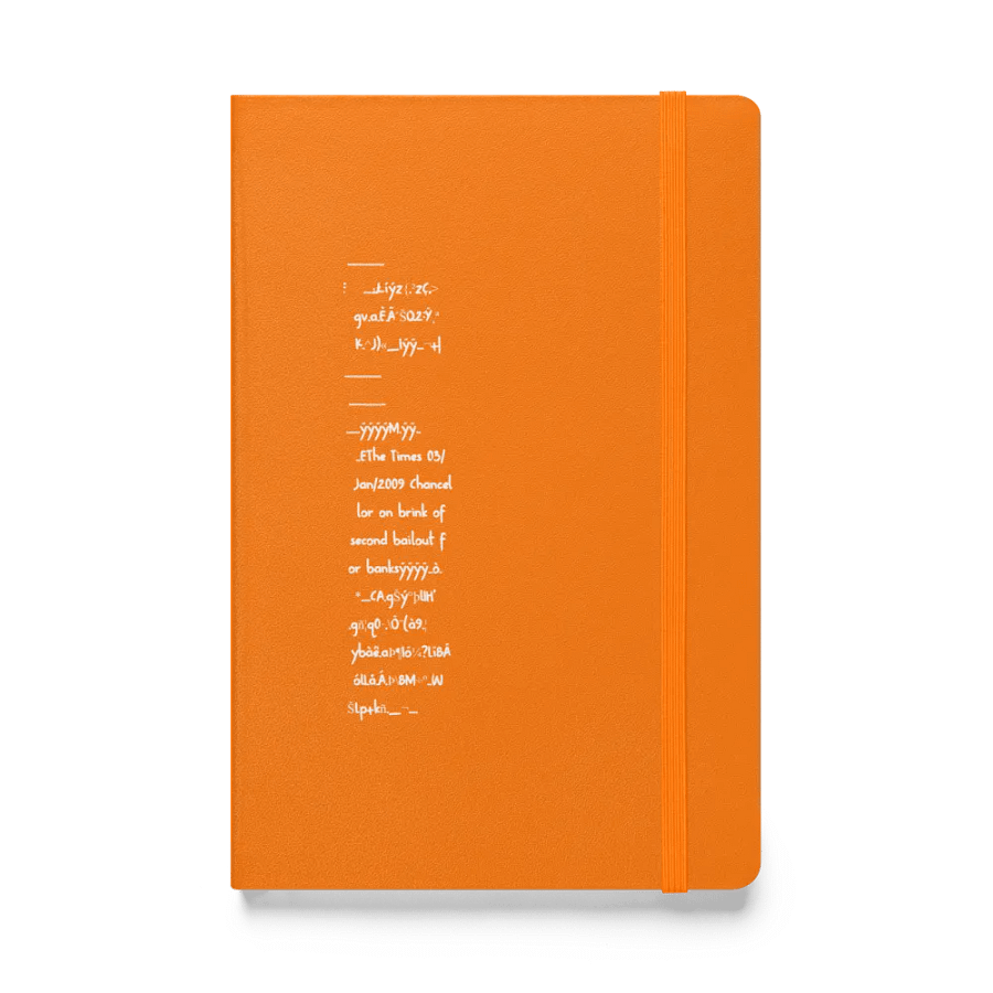 Genesis Block Notebook product image (1)