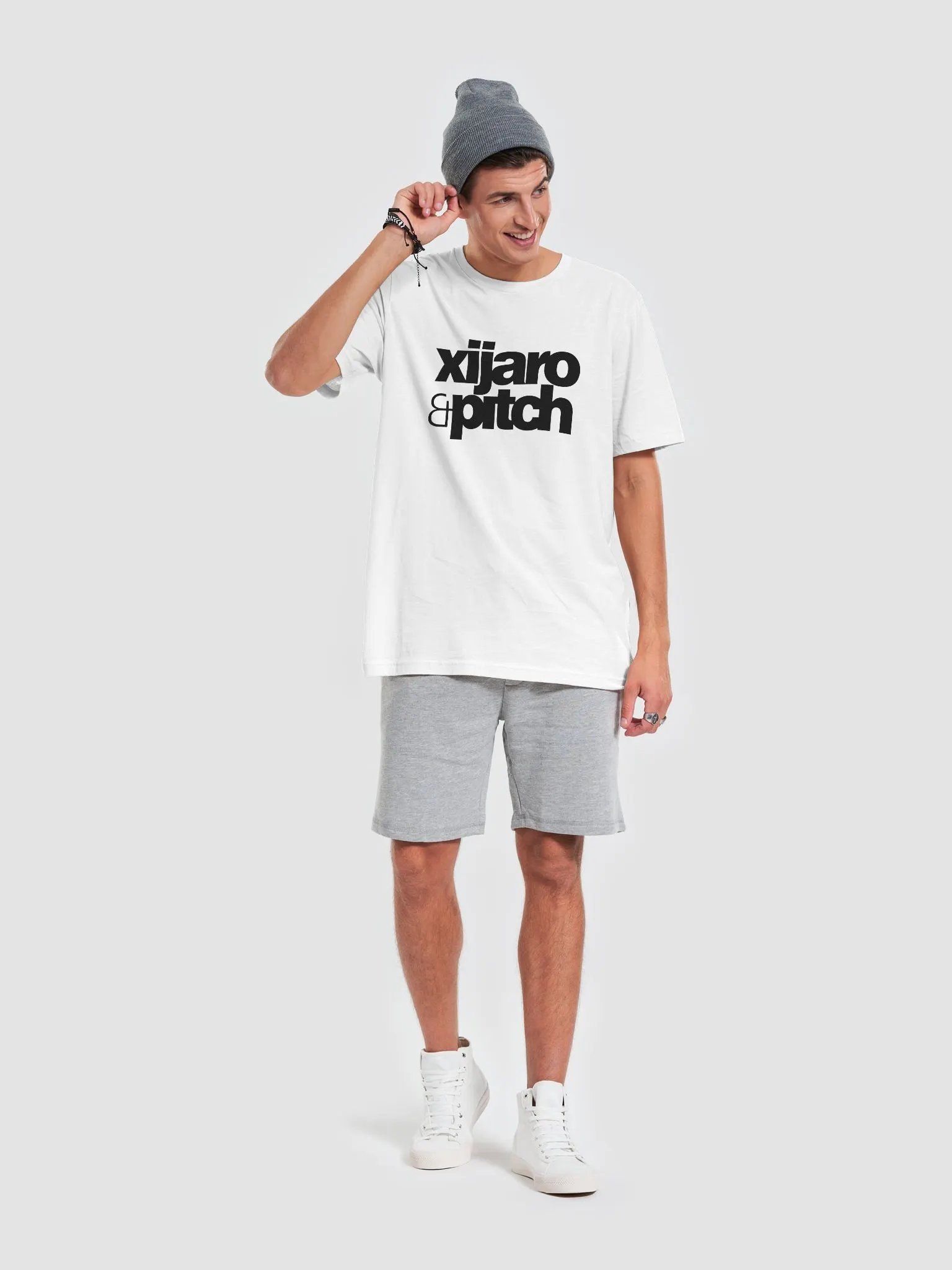 XiJaro & Pitch Supersoft T-Shirt (black logo) product image (6)
