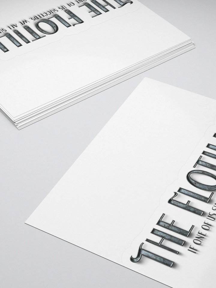 The Flotilla - Sticker product image (3)