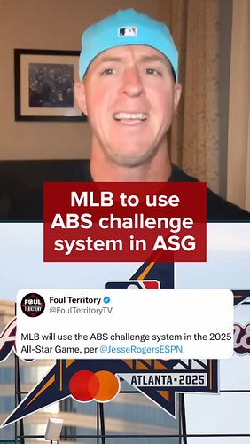 What do we think of MLB including the ABS challenge system in the All-Star Game?