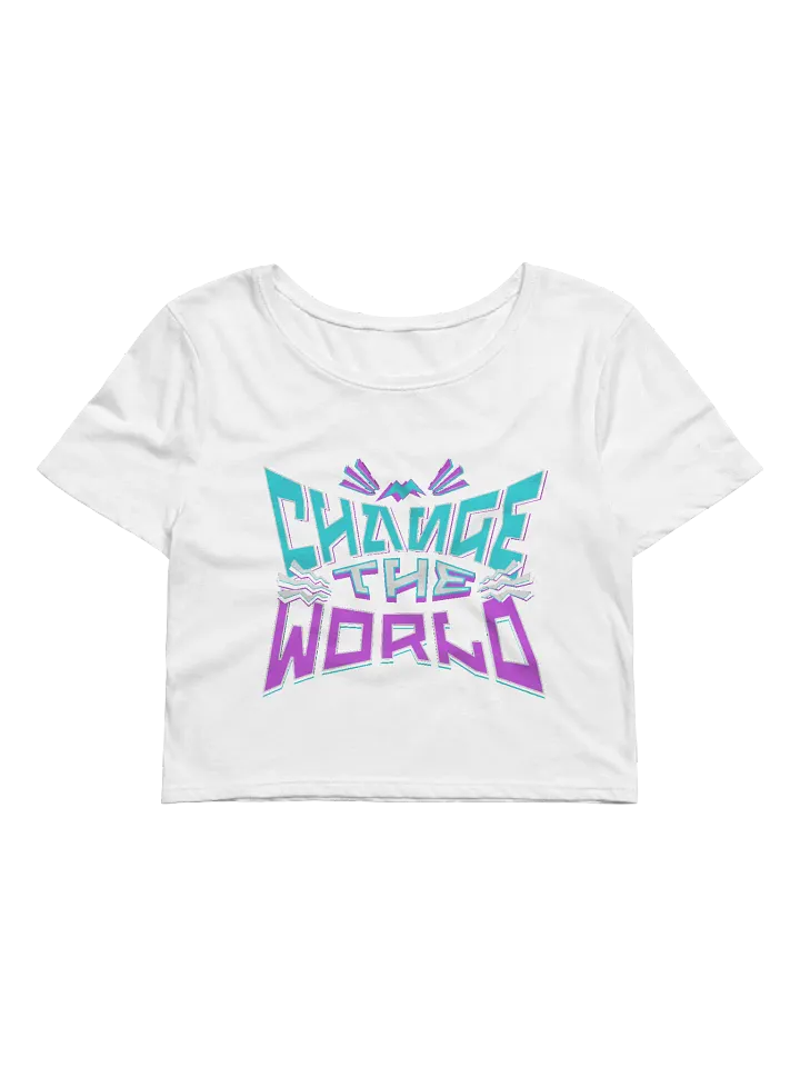 Change The World Crop Tee product image (2)
