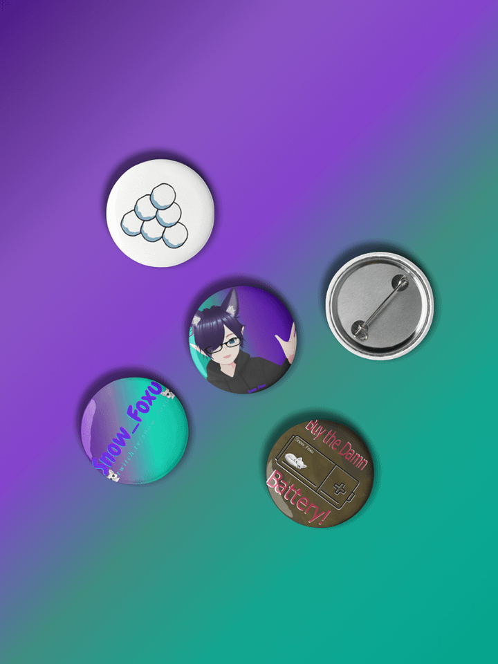 Snow_Foxu Pin Button Set product image (2)
