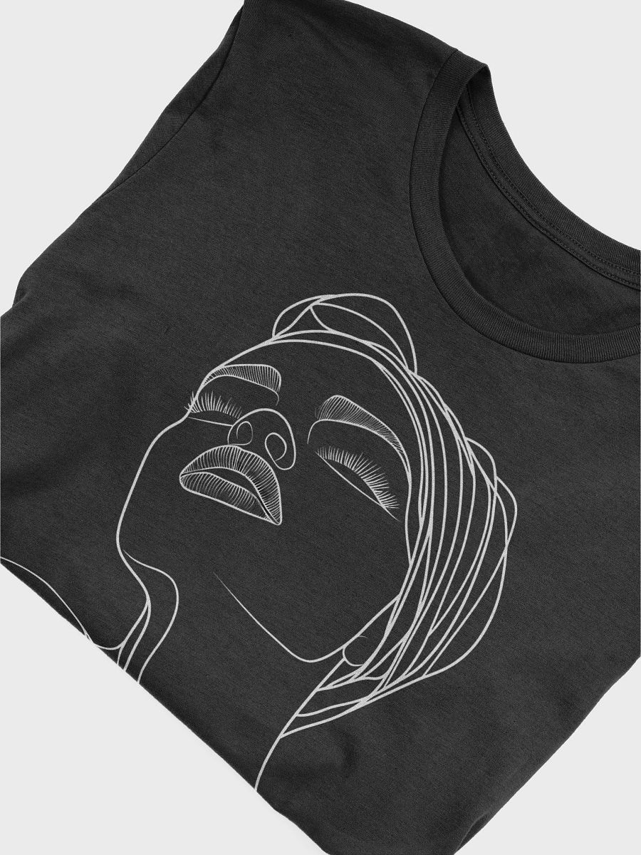 African Woman Profile Line Art T-Shirt product image (52)