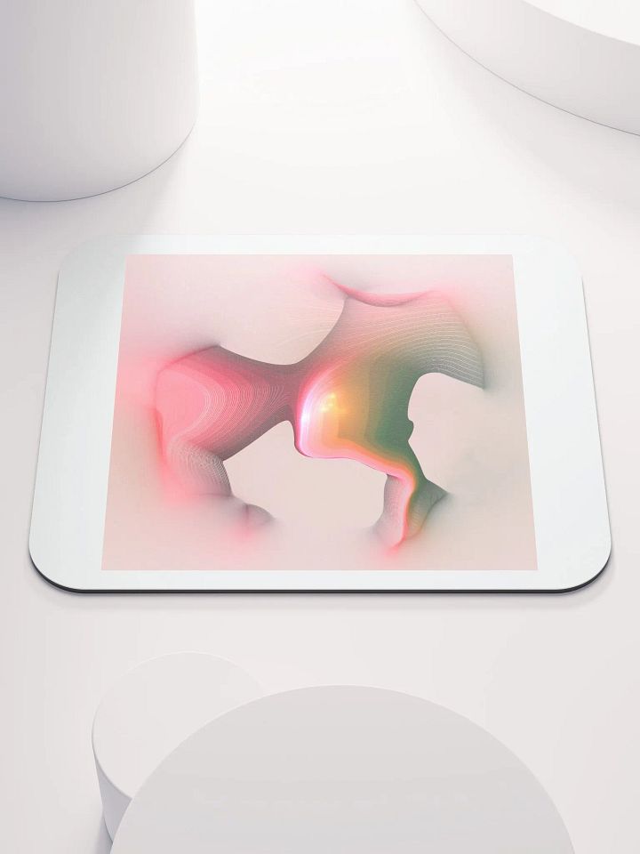 Galloping Horse Algorithmic Art mouse pad product image (1)