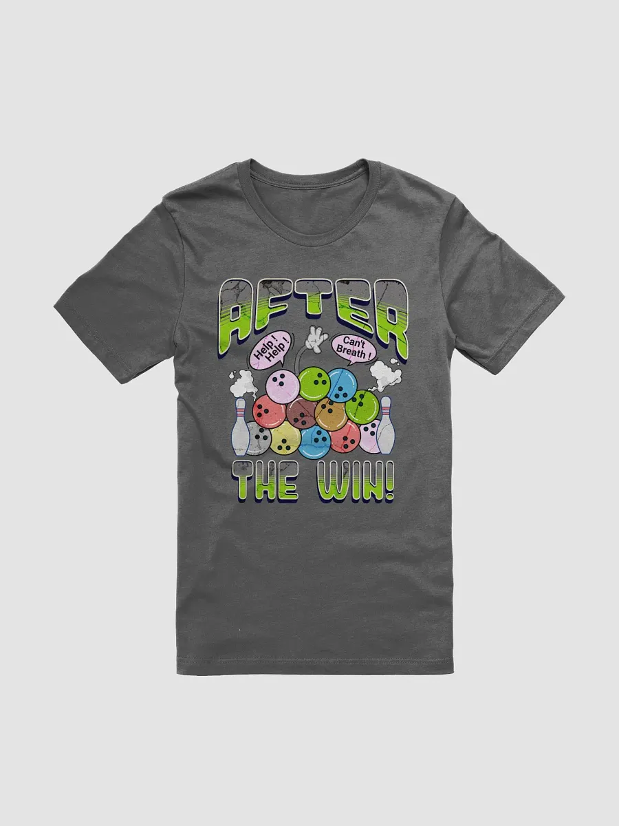 After The Win Bowling Balls Cartoon T-Shirt product image (1)