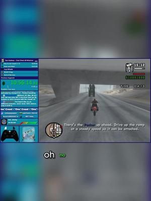 GTA San Andreas Unexpected Fail #gta #sanandreas