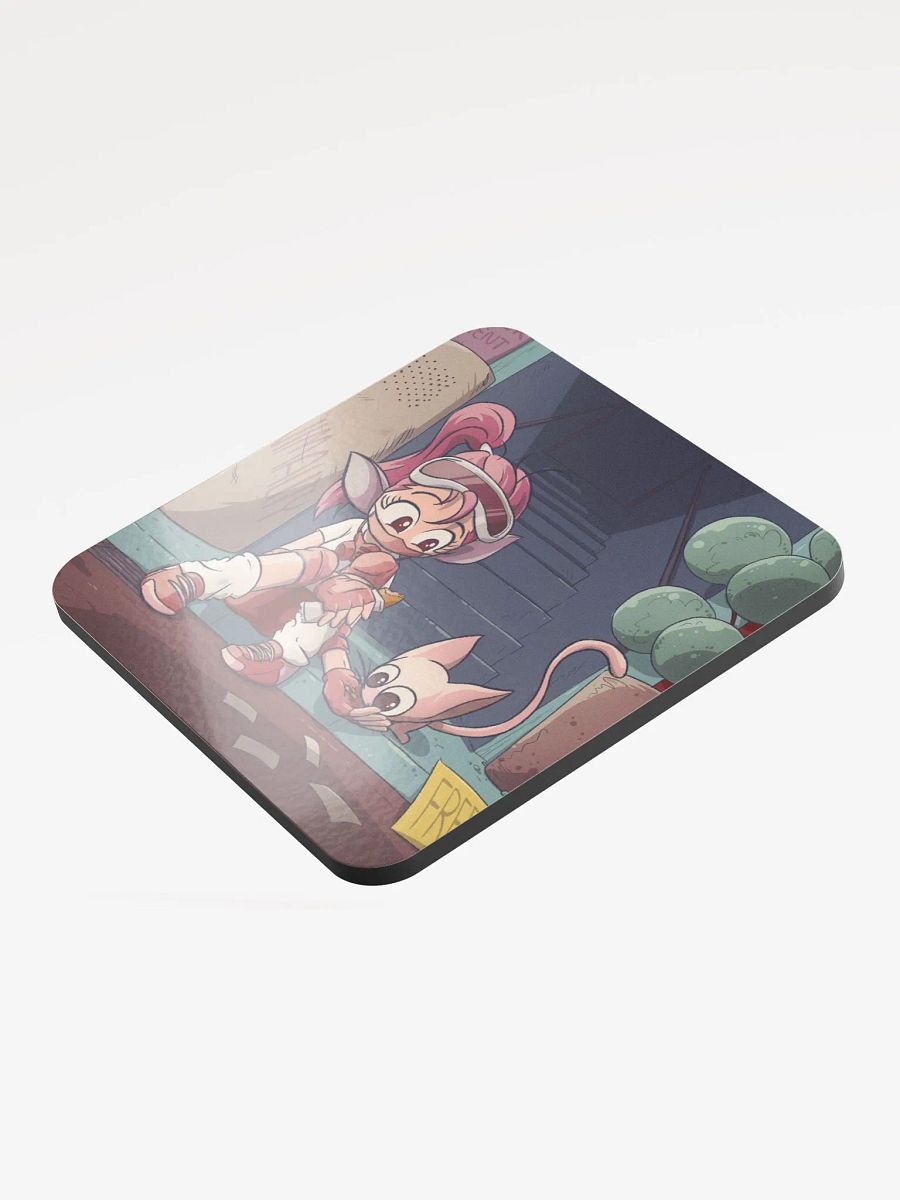Here for You | Glossed Cork Coaster product image (3)