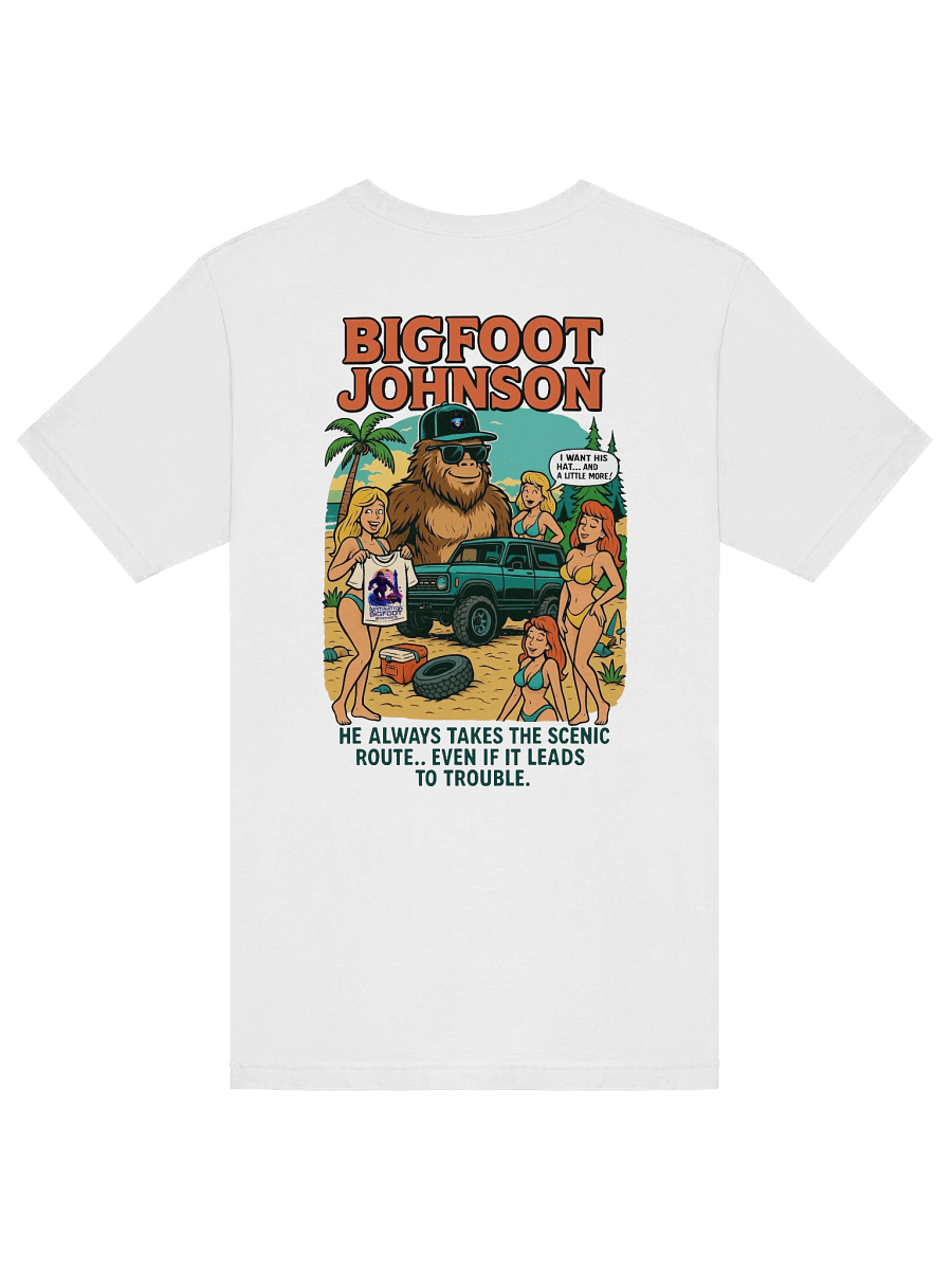 Bigfoot Johnson Scenic Route Tee (White) product image (6)