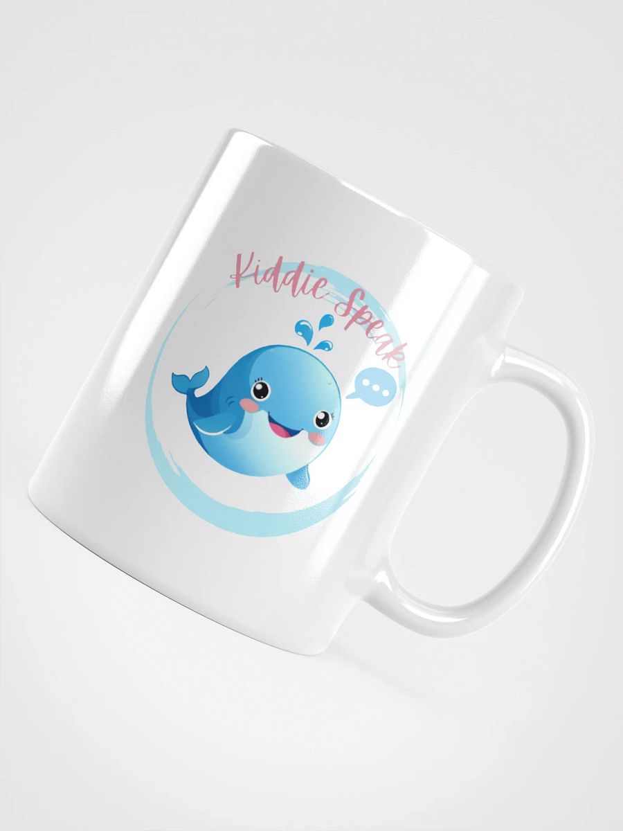 Blue Whale White Glossy Mug product image (4)