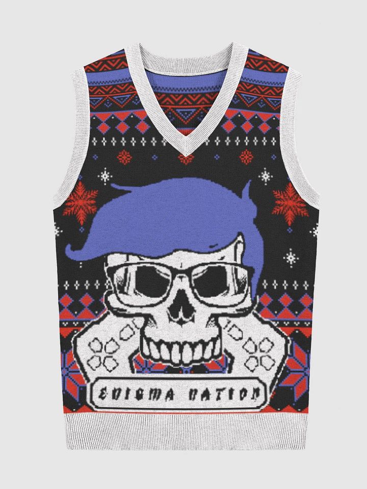 Enigma Nation Knitted V-Neck Vest 19 product image (2)