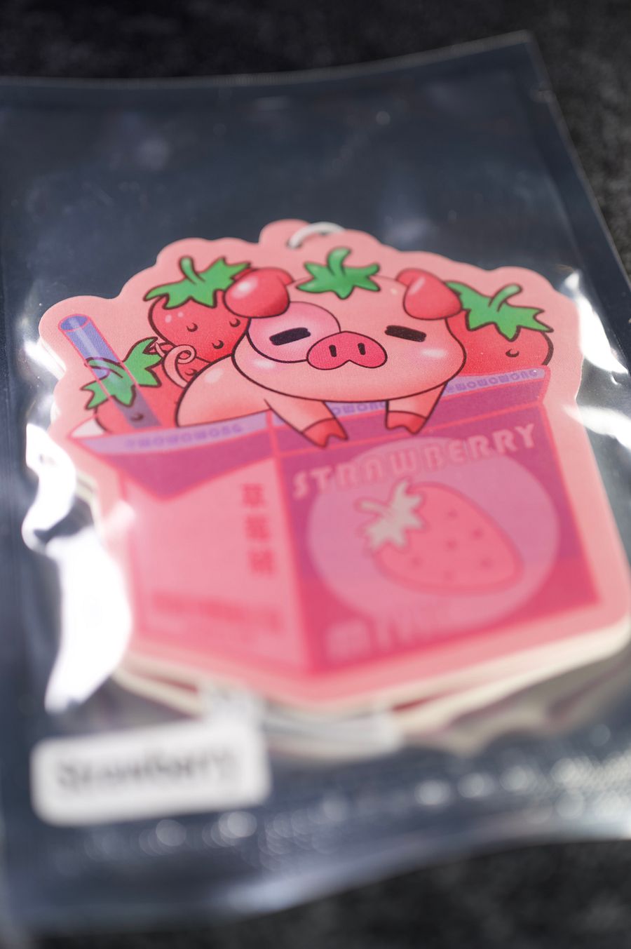 Air Freshener - Zodiac Drink - Strawberry Milk Pig product image (4)